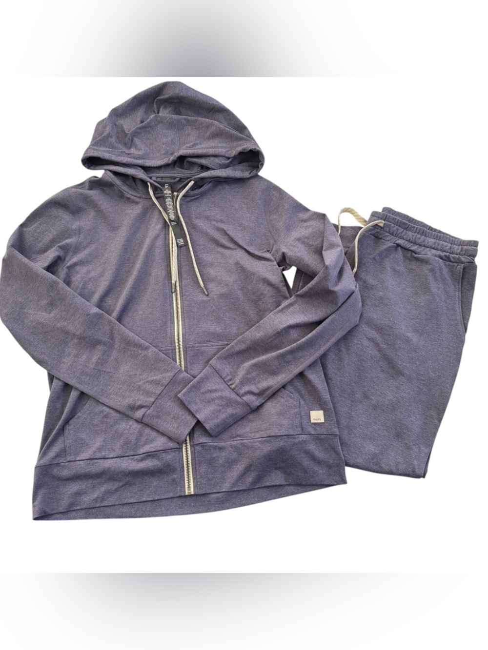 Vuori SET Performance Jogger AND Halo Performance Hoodie Purple small LOT #NE366